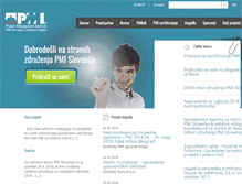 Tablet Screenshot of pmi-slo.org